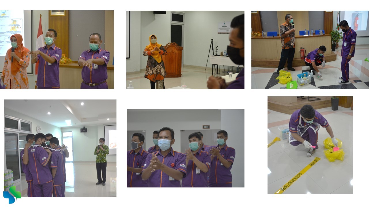 Pelatihan Tenaga Cleaning Service RSUD Sleman Tahun 2022